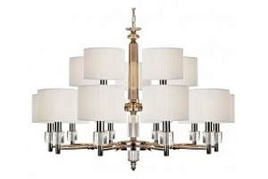 Подвесная люстра iLamp Alexa P2404-10+5 Nickel - 2