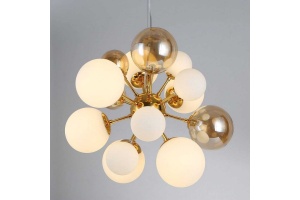 Подвесная люстра LUMINA DECO Galaksida LDP 8565-10/16 GD+TEA - 2