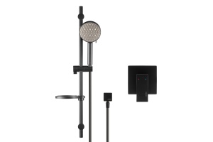 Swedbe Platta Душевой комплект со встроенным смесителем с монтажным боксом, цвет: черный 5552B - 2