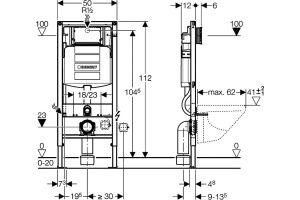 Система инсталляции для унитазов Geberit Duofix UP 320 111.300.00.5 - 3
