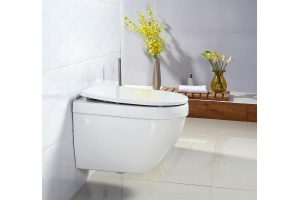 Унитаз подвесной BelBagno Cento-r BB509CH с сиденьем микролифт BB2031SC - 2