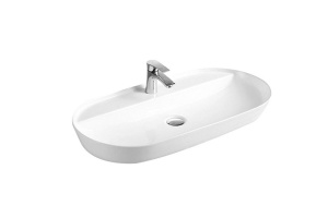 Раковина накладная Ceramalux N 81 белый (D1347)