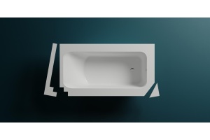 Ванна из искусственного камня Salini Orlando 190x100 102024M S-Stone, матовый