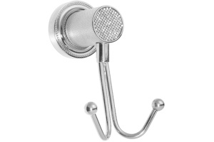 Двойной крючок Boheme Royal Cristal хром