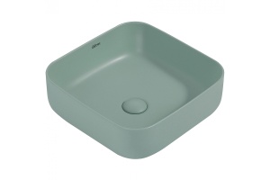 Накладная раковина Abber Rechteck 39 светло-зеленая матовая