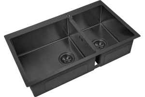 Мойка кухонная Zorg Inox PVD 78-2-51 L grafit