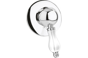 Ручка для смесителя Cezares Venezia хром, белый (VENEZIA-LDT-01-Bi)