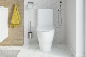 Гигиенический душ STWORKI by Damixa Хельсинки HFHS51000 со смесителем, С ВНУТРЕННЕЙ ЧАСТЬЮ, хром, встраиваемый, настенный, латунь - 3