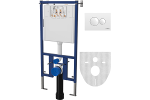 Система инсталляции для унитазов DIWO 4501 с кнопкой смыва 7310 белая