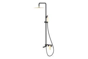 Душевая стойка Boheme Q черный с золотом