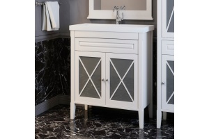 Мебель для ванной Opadiris Палермо 75 белая матовая - 2