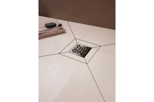 Душевой трап Berges Wasserhaus Zentrum Antik 091464 10 x10 см, хром - 2