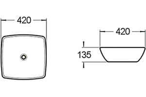 Рукомойник SantiLine SL-1044 - 2