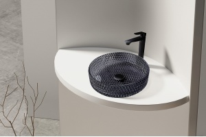 Накладная раковина Abber Glas 40 черная - 2