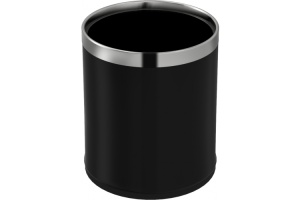 Ведро для мусора Weltwasser WW AXEN BL 6L матовый черный (10000003987)