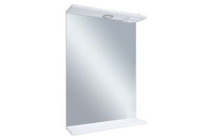 Зеркало Misty Енисей 50 с подсветкой и полкой