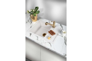 Мойка кухонная Omoikiri Sumi 65 белая - 3