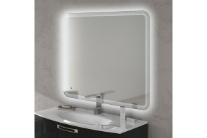 Зеркало Cezares 44996 c LED-подсветкой touch system 100х90