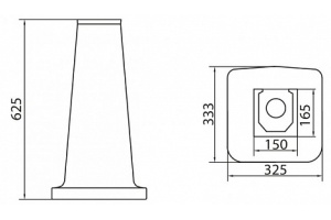 Пьедестал для раковины BelBagno Boheme белый - 2