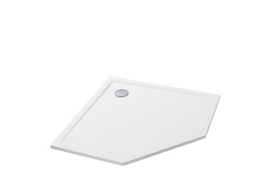 Поддон Калифорния 90х90 пятиугол. бел. - 2