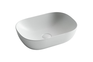 Раковина накладная Ceramica Nova Element 45.5х32.5 белая матовая