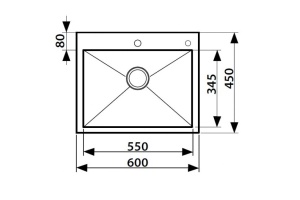 Мойка кухонная Kaiser KSM-6045 - 2