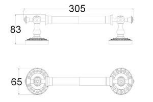 Держатель туалетной бумаги Zorg Sl (AZR 07 SL) - 2