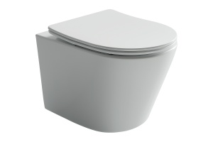 Комплект унитаза с инсталляцией Ceramica Nova Balearica белый с сиденьем микролифт и кнопкой хром глянцевый - 2