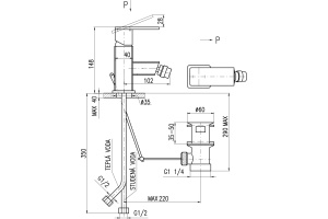 Смеситель для биде Rav Slezak Loira хром (LR545.5K) - 2