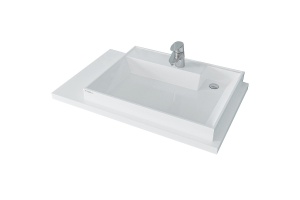 Раковина над стиральной машиной Санта Юпитер 90 R белый