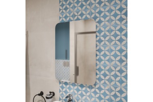 Зеркало DIWO Кострома 50 с подсветкой, прямоугольное, настенное, белое - 2