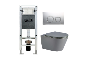 Комплект Weltwasser AMBERG 350 ST + SALZBACH 041 MT-GR + AMBERG RD-CR (10000011089)