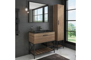 Зеркало Comforty Бредфорд 90 черное - 2