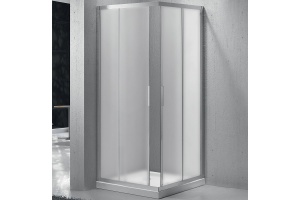 Душевой уголок BelBagno Sela 90х90 профиль хром стекло рифленое