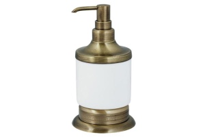 Дозатор для жидкого мыла настольный Boheme Barocco бронза
