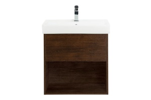 Тумба с раковиной BelBagno Neon 50 темное дерево