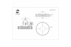 Потолочная люстра ST-Luce Estense SL6203.402.40 - 3