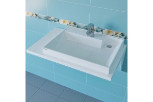 Раковина над стиральной машиной Санта Юпитер 90 R белый - 3