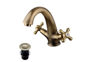 Смеситель для раковины Lemark Vintage бронза (LM2806B)