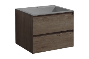 Тумба под раковину Vincea Luka 60 серое дерево