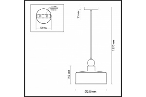Подвесной светильник Odeon Light Pendant Bolli 4089/1 - 2
