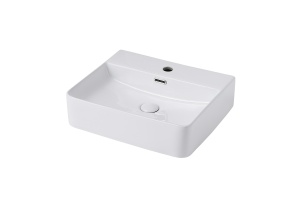 Раковина накладная Abber Rechteck 50 белая (AC2203)