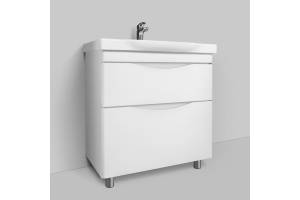 Тумба для комплекта AM.PM Like 80 напольная, белый глянец - 2