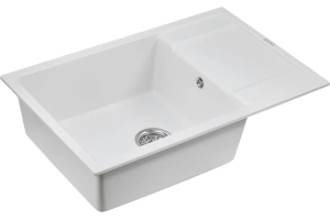 Мойка кухонная Paulmark Verlass 78 белый матовая - 2