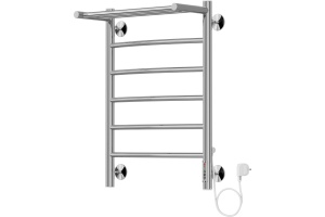 Электрический полотенцесушитель Terminus Классик П6 450x650 с полкой Хром - 2
