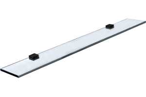 Полка STWORKI Glass Shelf 70 полкодержатели черные