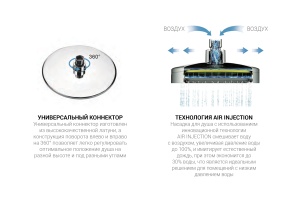 Душевая стойка Vincea Vogue термостатическая золото - 3
