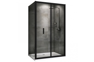 Душевой уголок Abber Sonnenstrand 90x80 профиль черный (AG07090B-S80B)