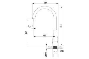 Смеситель для кухонной мойки Lemark Unit хром (LM4555C) - 2