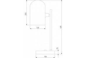 Настольная лампа декоративная Eurosvet Bambola 01164/1 латунь - 2